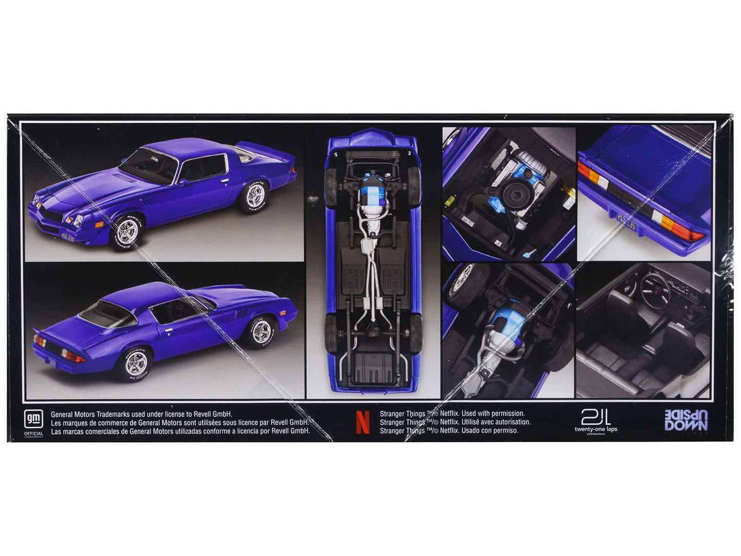Level 4 Model Kit Billy Hargrove's 1979 Chevrolet Camaro Z/28 "Stranger Things" (2016-Current) TV Series 1/24 Scale Model by Revell Cartsfy Inc.