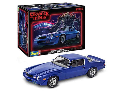 Level 4 Model Kit Billy Hargrove's 1979 Chevrolet Camaro Z/28 "Stranger Things" (2016-Current) TV Series 1/24 Scale Model by Revell Cartsfy Inc.