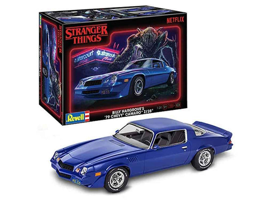 Level 4 Model Kit Billy Hargrove's 1979 Chevrolet Camaro Z/28 "Stranger Things" (2016-Current) TV Series 1/24 Scale Model by Revell Cartsfy Inc.