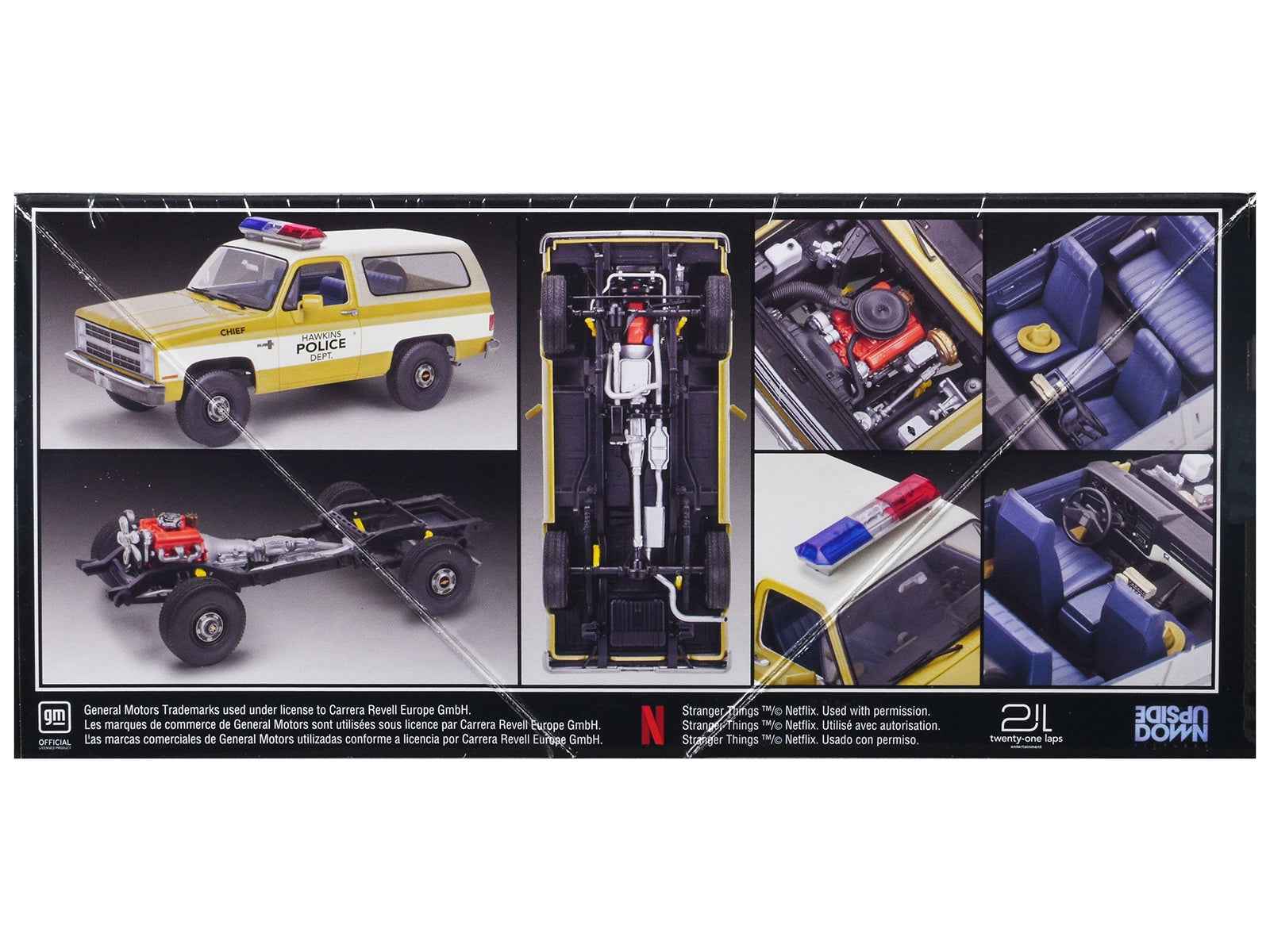 Level 4 Model Kit Jim Hopper's 1985 Chevrolet K5 Blazer "Stranger Things" (2016-Current) TV Series 1/25 Scale Model by Revell Cartsfy Inc.