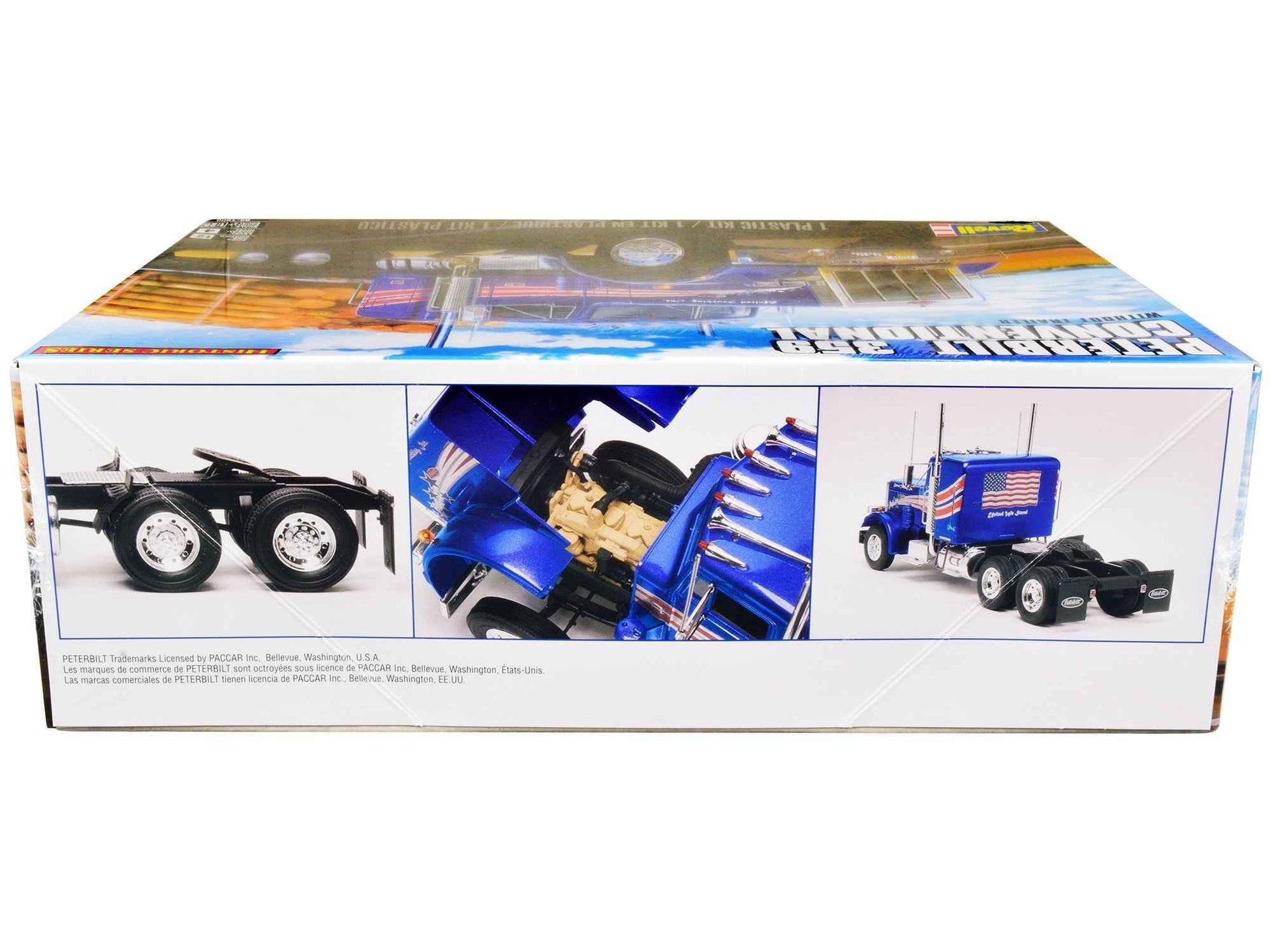 Level 4 Model Kit Peterbilt 359 Conventional Truck Tractor (without Trailer) "Historic Series" 1/25 Scale Model by Revell Cartsfy Inc.