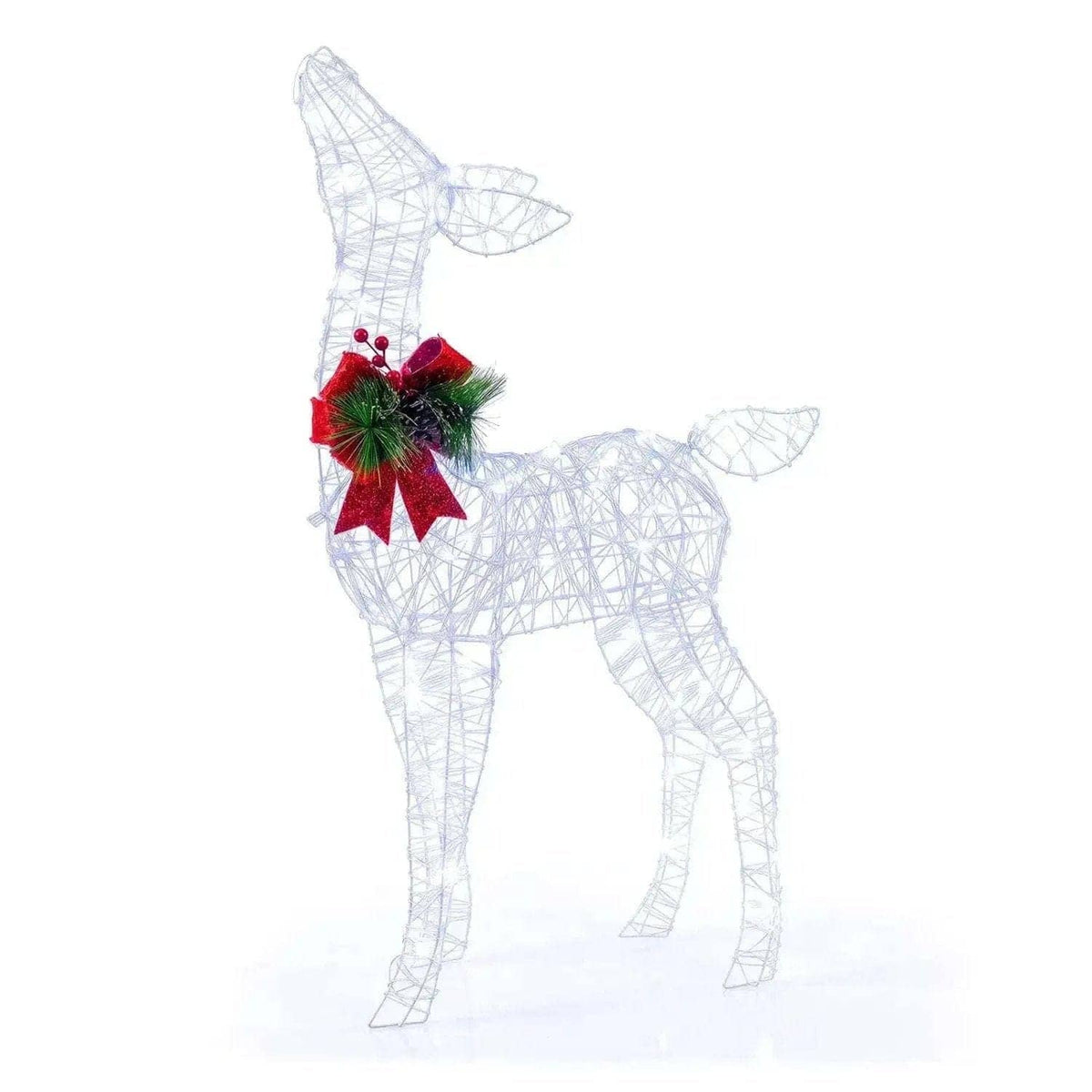 Lighted Christmas Reindeer Decoration with 50 LED Lights Cartsfy Inc.