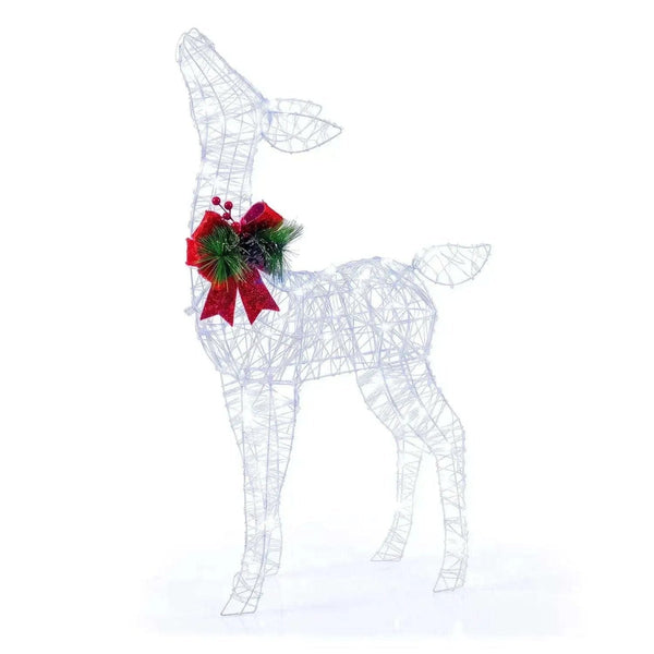 Lighted Christmas Reindeer Decoration with 50 LED Lights
