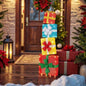 Lighted Gift Boxes Christmas Decoration 2D Set of 4 Pre-Lit Stacked Xmas Gift Boxes