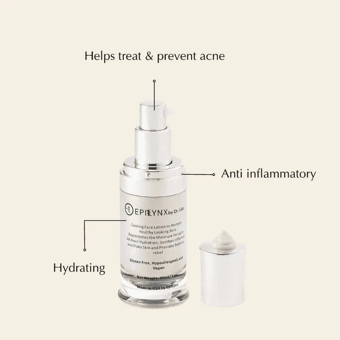 Lightweight Face Moisturizer for Sensitive & Dry Skin – Calming & Hydrating EpiLynx Default Title Default Title-