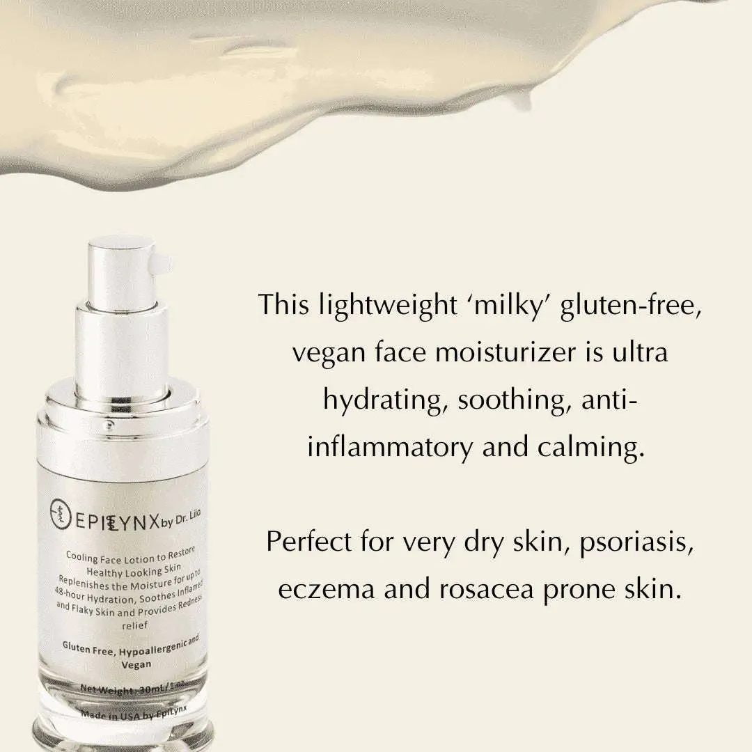 Lightweight Face Moisturizer for Sensitive & Dry Skin – Calming & Hydrating EpiLynx Default Title Default Title-