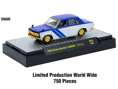 "Auto Meets" Set of 6 Cars IN DISPLAY CASES Release 93 Limited Edition 1/64 Diecast Model Cars by M2 Machines Miniature Motors Default Title Default Title-