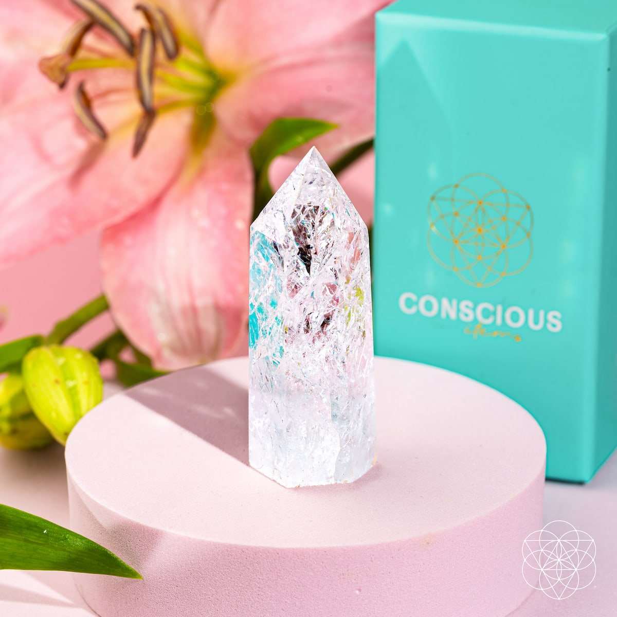 Limitless Manifestation - Ice Quartz Point Cartsfy Inc.