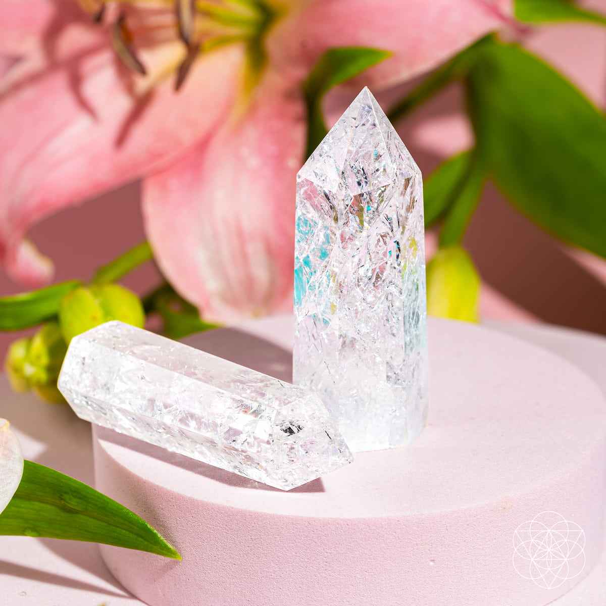 Limitless Manifestation - Ice Quartz Point Cartsfy Inc.