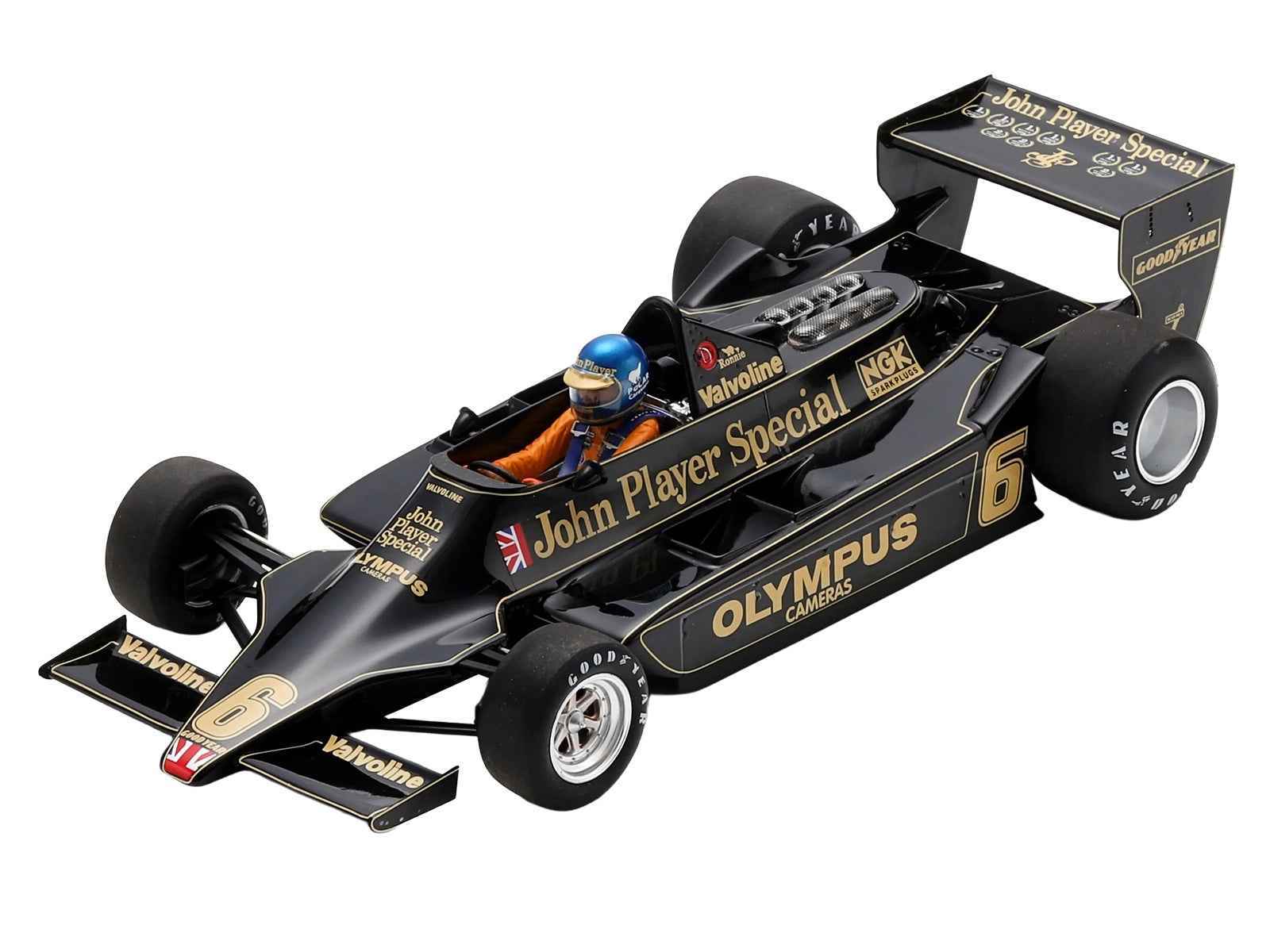 Lotus 79 #6 Ronnie Peterson "John Player Team Lotus" Winner Formula One F1 "Austrian GP" (1978) with Acrylic Display Case 1/18 Model Car by Spark Cartsfy Inc.