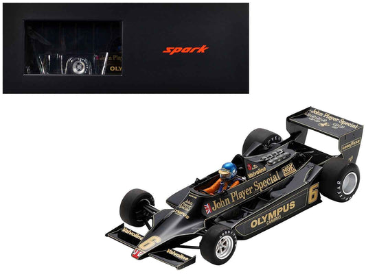 Lotus 79 #6 Ronnie Peterson "John Player Team Lotus" Winner Formula One F1 "Austrian GP" (1978) with Acrylic Display Case 1/18 Model Car by Spark Cartsfy Inc.