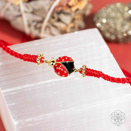 Lucky Ladybug - Four - Strand Red String Bracelet - Cartsfy Inc.