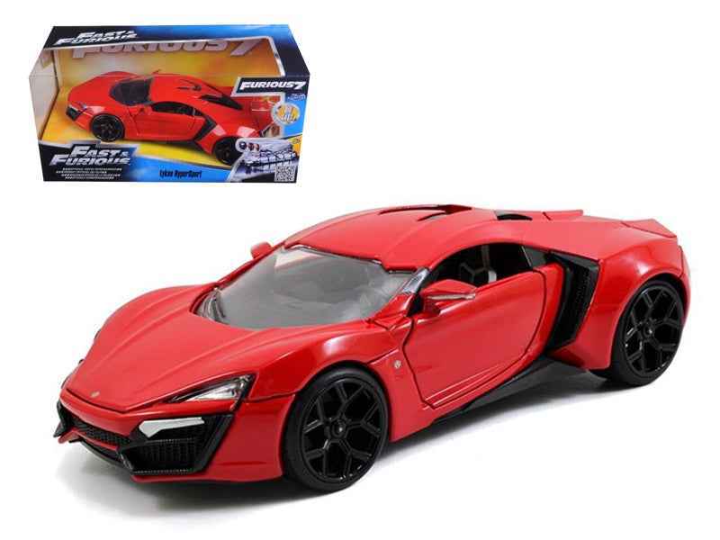 Lykan Hypersport Red "Fast & Furious 7" (2015) Movie 1/24 Diecast Model Car by Jada Miniature Motors Default Title Default Title-