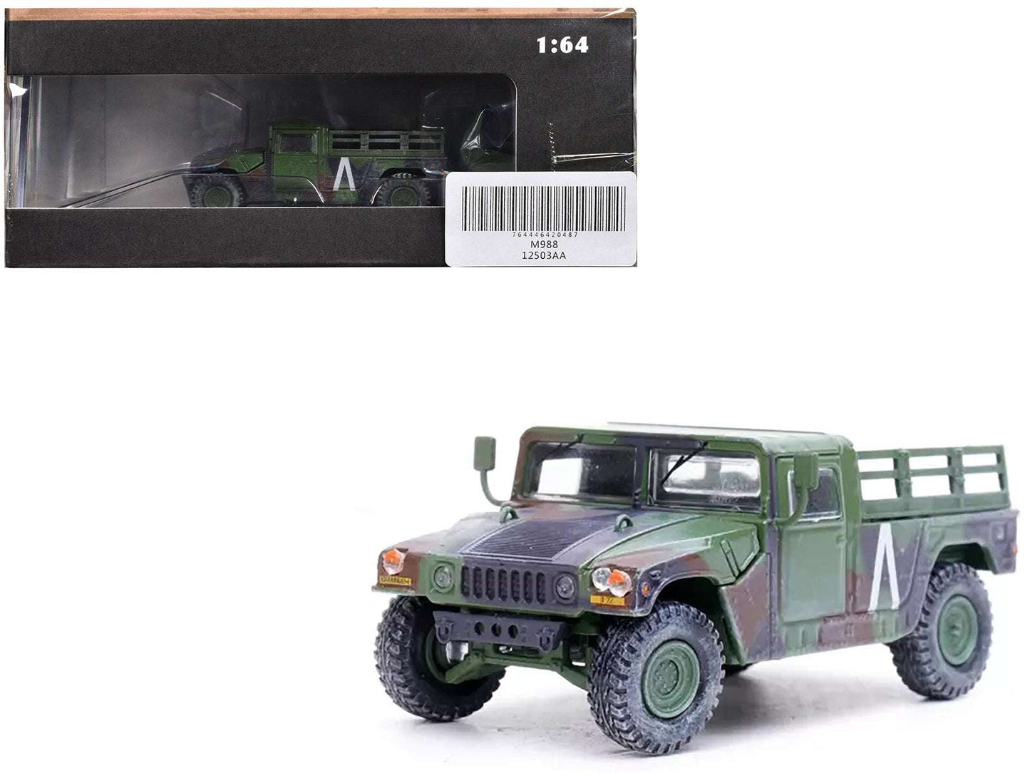 M998 HMMWV "8th Battalion 4th Air Defense Regiment 101st Airborne Division Gulf War" (1991) United States Army "Military Miniature" Series 1/64 Diecast Model by Panzerkampf Miniature Motors Default Title Default Title-