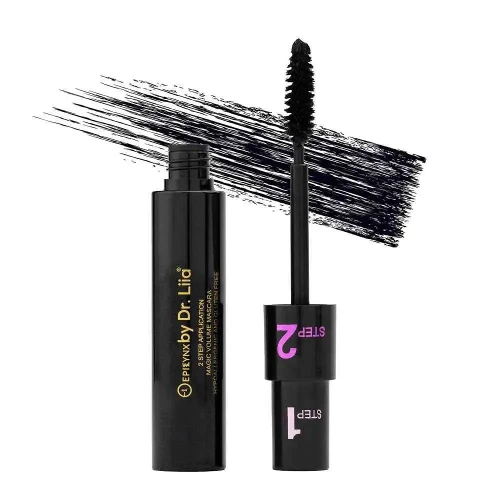 Magic Lengthening & Volumizing Mascara – Vegan, Gluten-Free, Smudge-Resistant EpiLynx Black Purple Blue Black-Purple-Blue-Brown-
