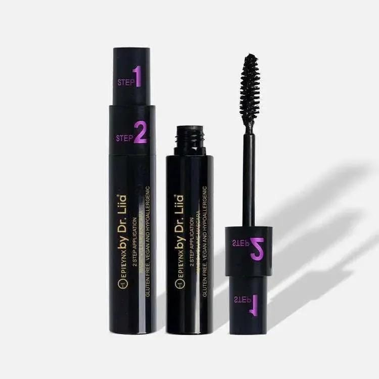 Magic Lengthening & Volumizing Mascara – Vegan, Gluten-Free, Smudge-Resistant EpiLynx Black Purple Blue Black-Purple-Blue-Brown-