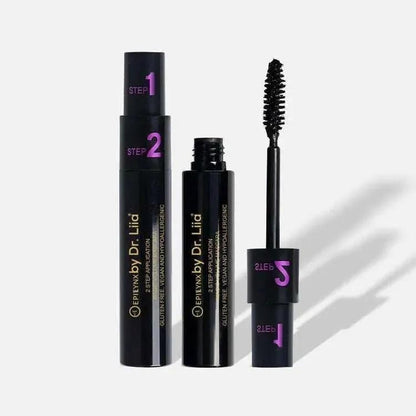 Magic Lengthening & Volumizing Mascara – Vegan, Gluten-Free, Smudge-Resistant EpiLynx Black Purple Blue Black-Purple-Blue-Brown-