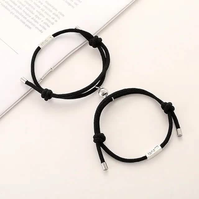 Magnetic Adjustable Simple Rope Couple Bracelet - Cartsfy Inc.