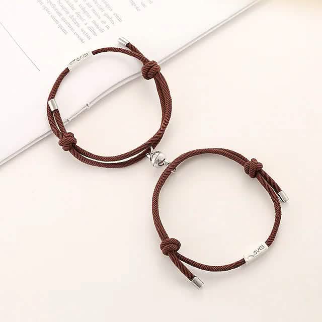 Magnetic Adjustable Simple Rope Couple Bracelet - Cartsfy Inc.