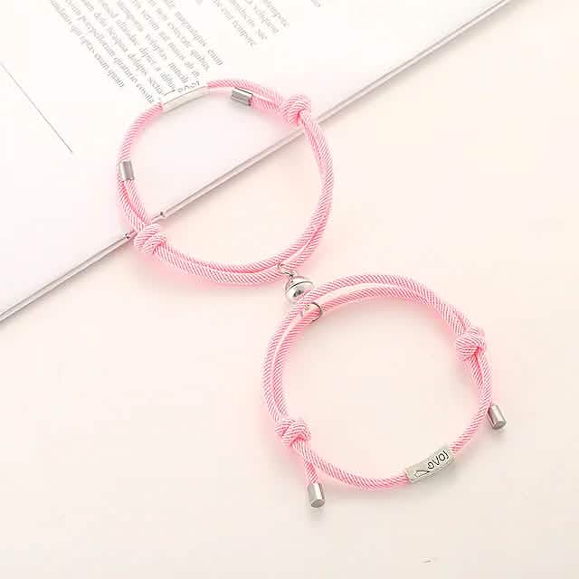Magnetic Adjustable Simple Rope Couple Bracelet - Cartsfy Inc.