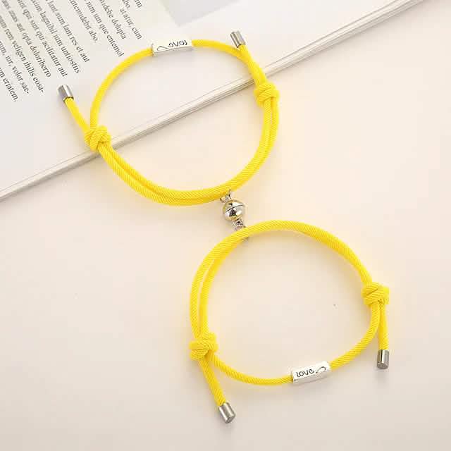 Magnetic Adjustable Simple Rope Couple Bracelet - Cartsfy Inc.