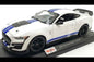 Maisto 2020 Ford Shelby GT500 White w/ Blue Stripes 1:18 Cartsfy Inc.