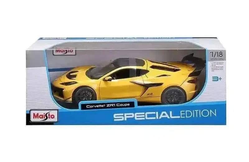 Maisto 2024 Chevy Corvette C8 ZR1 Yellow 1:18 Cartsfy Inc.