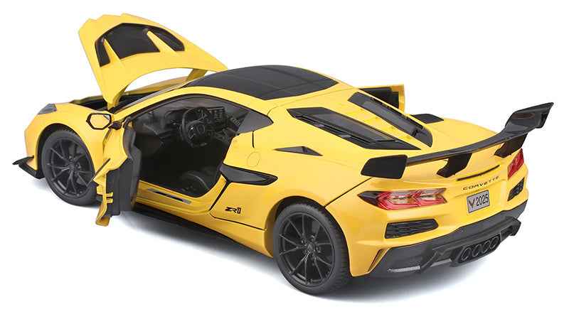 Maisto 2024 Chevy Corvette C8 ZR1 Yellow 1:18 Cartsfy Inc.