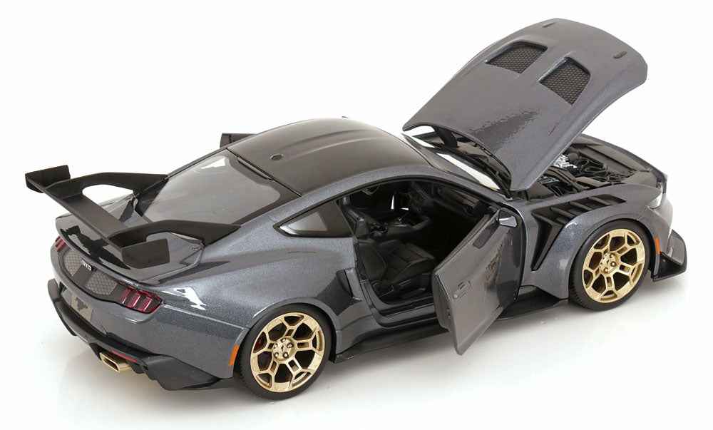 Maisto 2024 Ford USA Mustang GTD 5.2L V8 Coupe Grey 1:18 Cartsfy Inc.