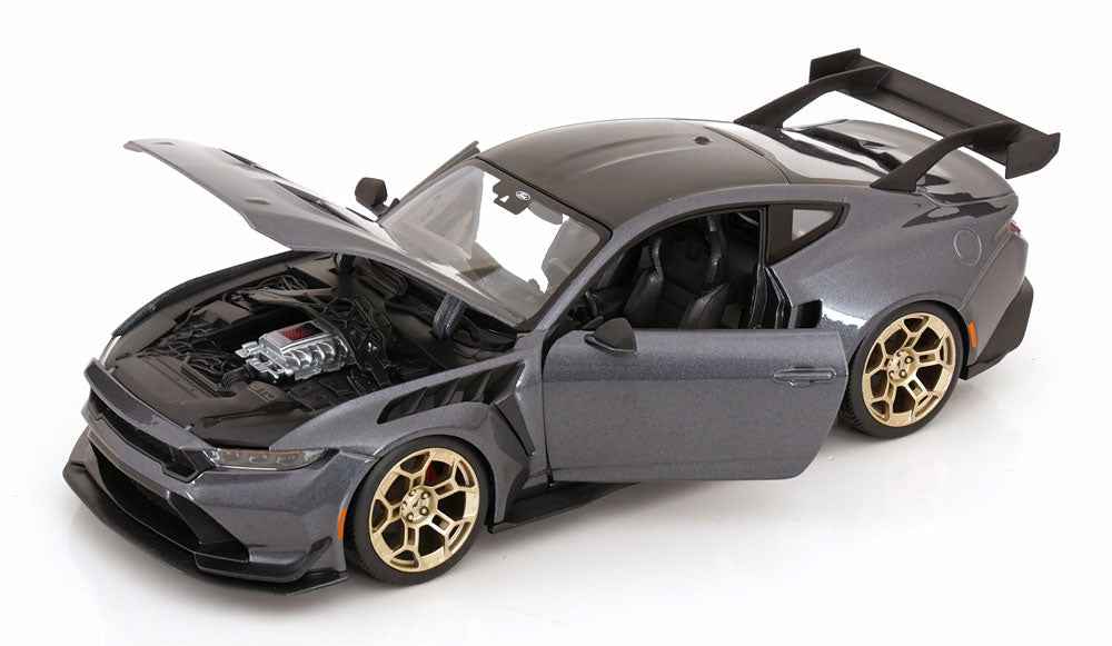Maisto 2024 Ford USA Mustang GTD 5.2L V8 Coupe Grey 1:18 Cartsfy Inc.