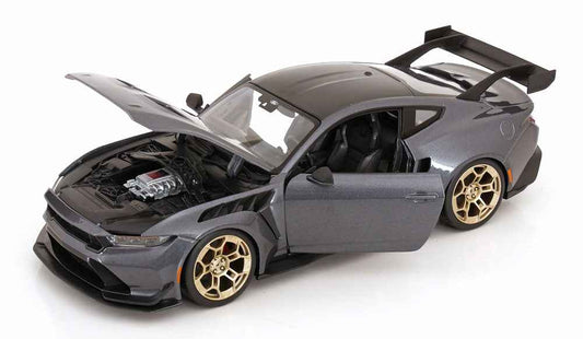 Maisto 2024 Ford USA Mustang GTD 5.2L V8 Coupe Grey 1:18 Cartsfy Inc.
