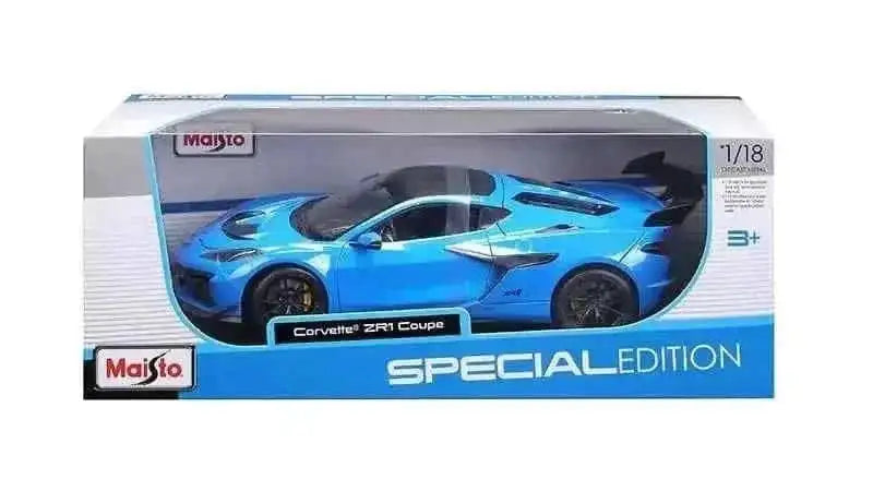 Maisto 2025 Chevy Corvette C8 ZR1 Riptide Blue 1:18 Cartsfy Inc.