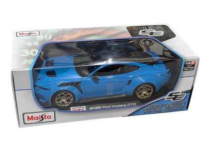 Maisto 2025 Ford USA Mustang GTD 5.2L V8 Grabber Blue 1:18 Cartsfy Inc.
