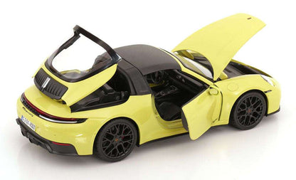 Maisto Porsche 911 992.2 Targa 4 GTS Hybrid Light Yellow 1:18 STM Diecast Default Title Default Title-