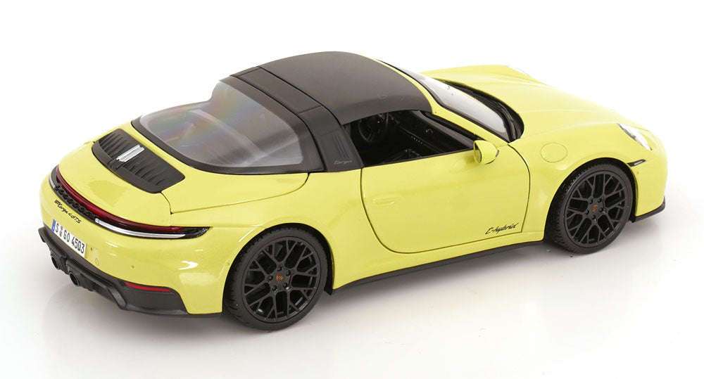 Maisto Porsche 911 992.2 Targa 4 GTS Hybrid Light Yellow 1:18 STM Diecast Default Title Default Title-