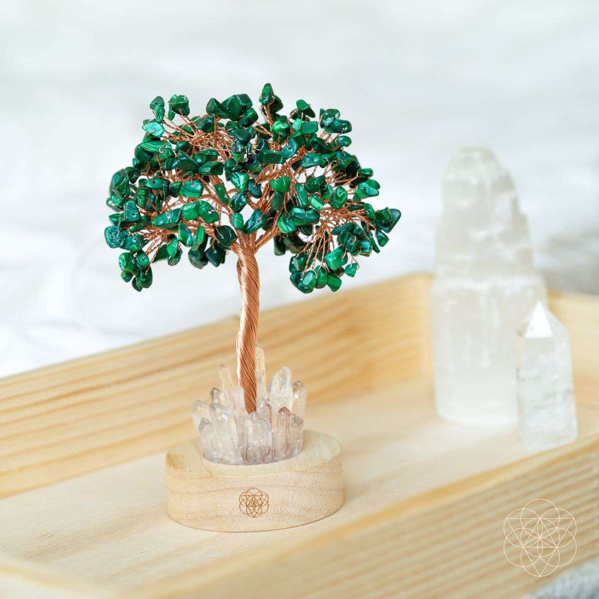 Malachite Anxiety Tree Lamp Conscious Items Default Title Default Title-