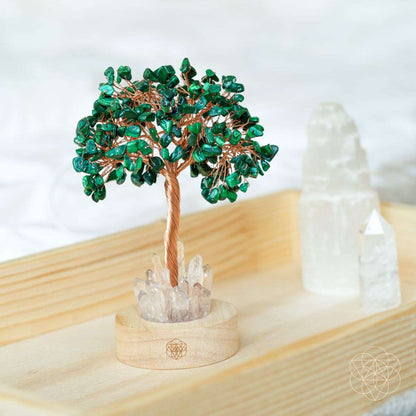 Malachite Anxiety Tree Lamp Conscious Items Default Title Default Title-
