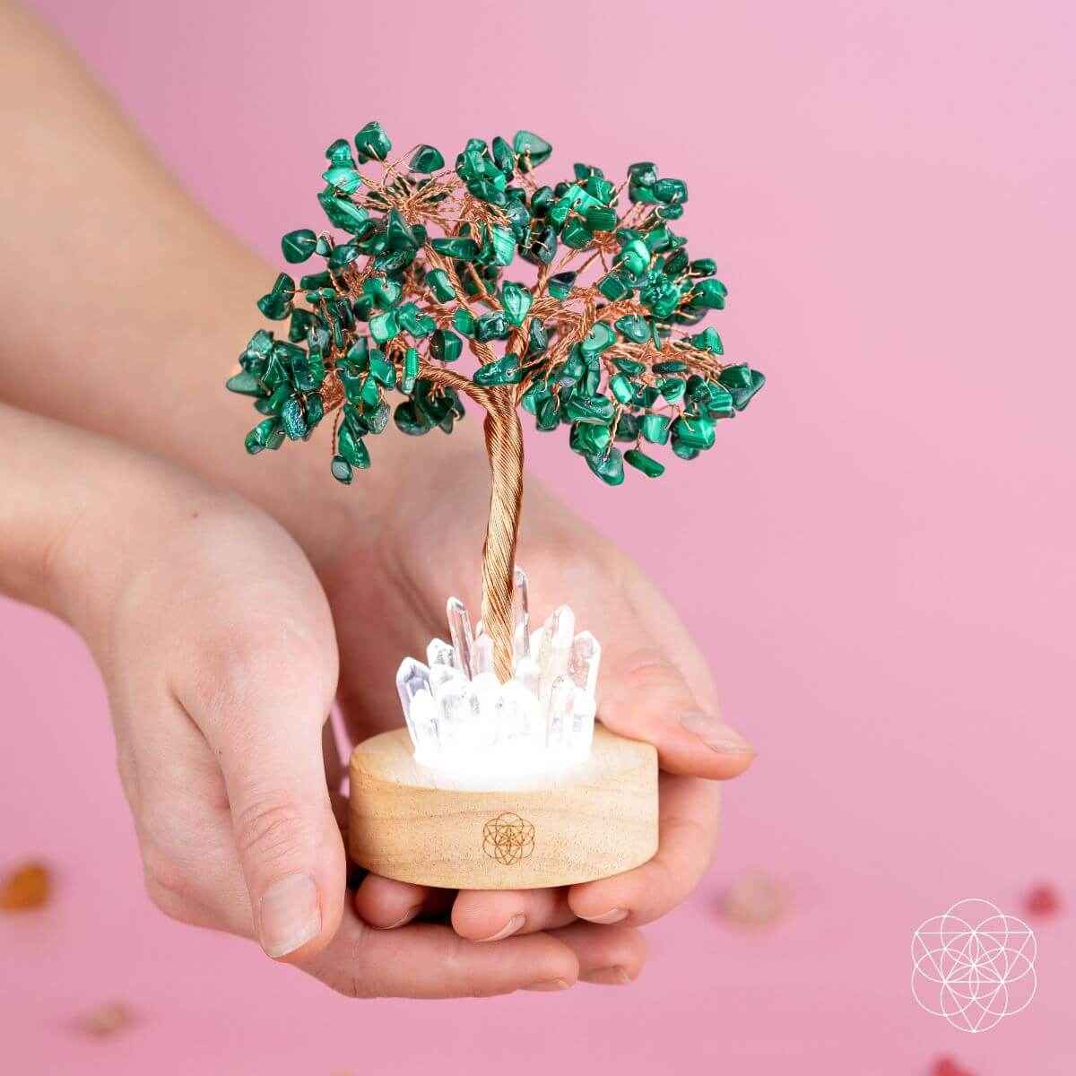 Malachite Anxiety Tree Lamp Conscious Items Default Title Default Title-