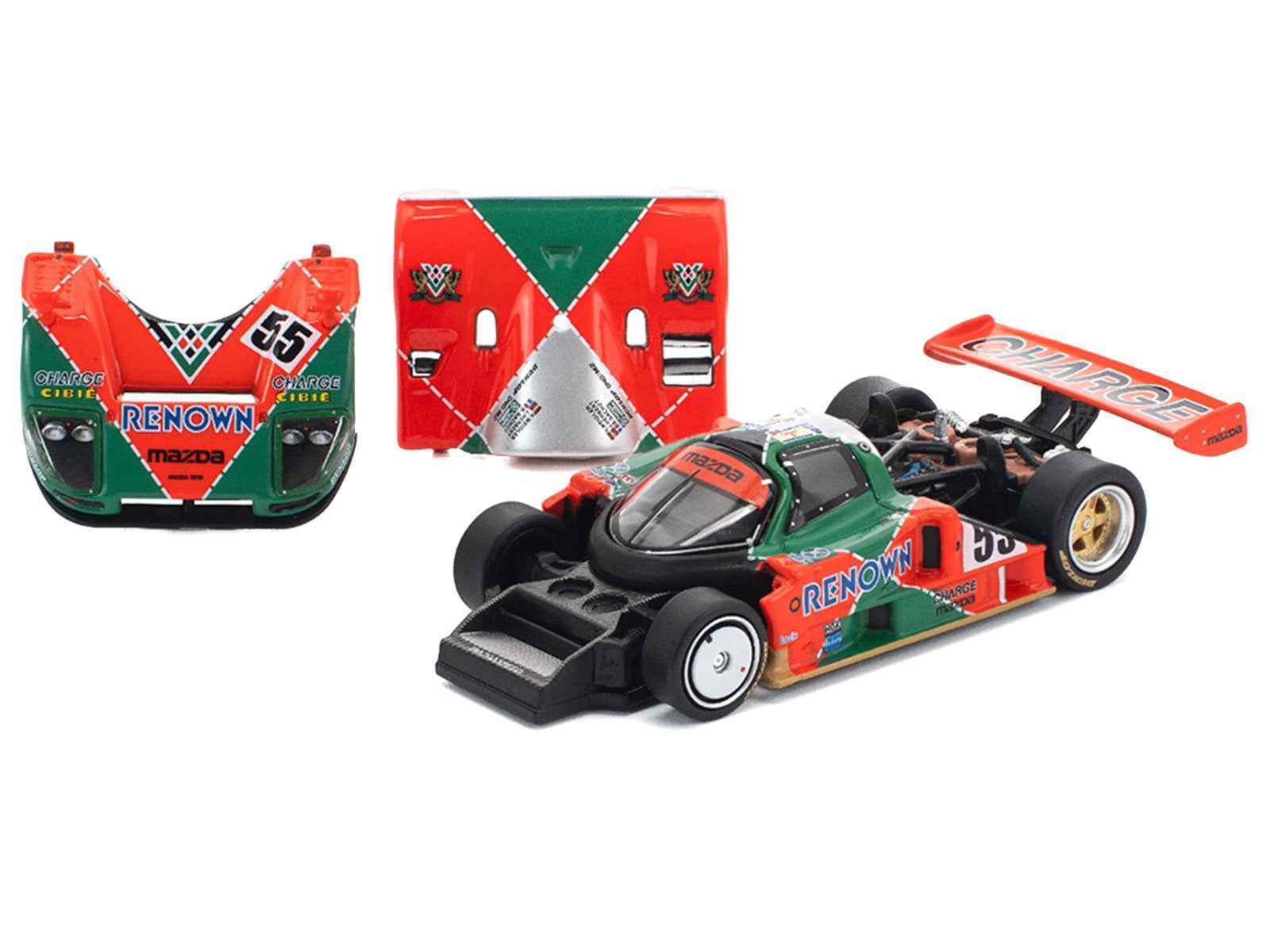 Mazda 787B #55 Johnny Herbert - Volker Weidler - Bertrand Gachot "Mazdaspeed" Winner "24 Hours of Le Mans" (1991) 1/64 Diecast Model Car by Pop Race Cartsfy Inc.