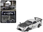 Mazda RX-7 RE-Amemiya Silver Metallic with Matt Black Hood Limited Edition 1/64 Diecast Model Car by Mini GT Cartsfy Inc.