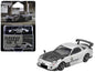 Mazda RX-7 RE-Amemiya Silver Metallic with Matt Black Hood Limited Edition 1/64 Diecast Model Car by Mini GT Cartsfy Inc.