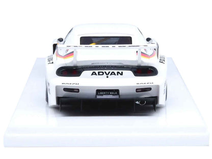 Mazda RX7 (FD3S) LB-Super Silhouette RHD (Right Hand Drive) #41 White with Stripes and Graphics 1/18 Model Car by Inno Models Cartsfy Inc.