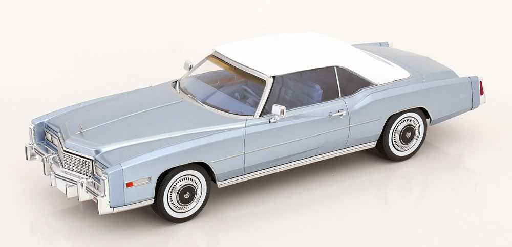 MCG 1976 Cadillac Eldorado Convertible Light Blue Metallic 1:18 Cartsfy Inc.