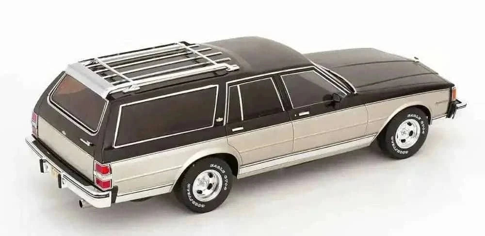 MCG 1985 Chevrolet Caprice Station Wagon Grey & Silver 2-Tone 1:18 Cartsfy Inc.