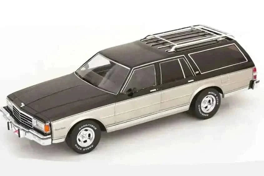 MCG 1985 Chevrolet Caprice Station Wagon Grey & Silver 2-Tone 1:18 Cartsfy Inc.