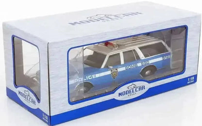 MCG 1985 Chevrolet Caprice Station Wagon NYPD Bomb Squad Blue 1:18 Cartsfy Inc.
