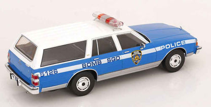 MCG 1985 Chevrolet Caprice Station Wagon NYPD Bomb Squad Blue 1:18 Cartsfy Inc.