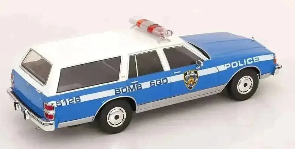 MCG 1985 Chevrolet Caprice Station Wagon NYPD Bomb Squad Blue 1:18 Cartsfy Inc.
