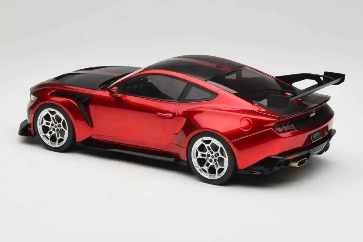 MCG 2025 Ford USA Mustang GTD 5.2L V8 Coupe Dark Red 1:18 Cartsfy Inc.