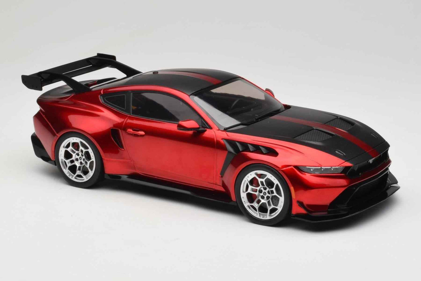 MCG 2025 Ford USA Mustang GTD 5.2L V8 Coupe Dark Red 1:18 Cartsfy Inc.